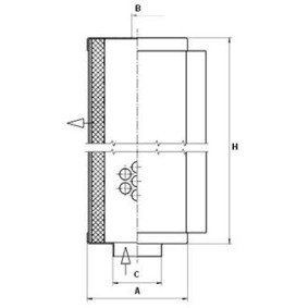 Luftfilter C 3146 für PONTIAC