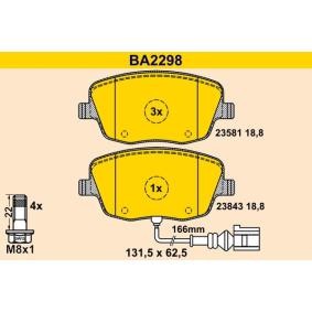 Compre Pastilhas de travão da Barum BA2298 a um preço baixo por 92,10 €