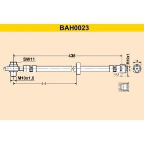 Compre Tubo flexível de travão da Barum BAH0023 a um preço baixo por 14,85 €