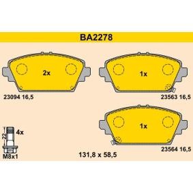 Compre Pastilhas de travão da Barum BA2278 a um preço baixo por 76,75 €