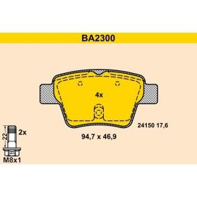 Compre Pastilhas de travão da Barum BA2300 a um preço baixo por 76,09 €
