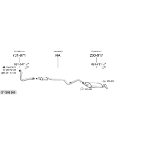 Abgasrohr 783-301