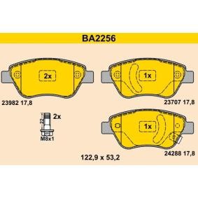 Compre Pastilhas de travão da Barum BA2256 a um preço baixo por 82,47 €