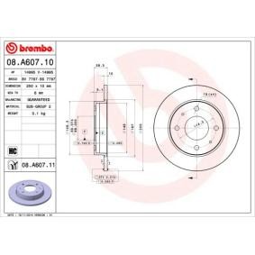 Achetez des Disque de frein BREMBO 08.A607.10 à prix pour 32,79 €