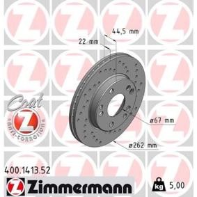 Comprar Disco de freno de ZIMMERMANN 400.1413.52 a bajo precio de 206,36 €