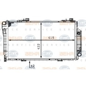 Kühler, Motorkühlung 8MK 376 710-364 für C-Klasse Coupe (C204) für 207,28 CHF