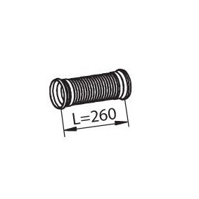 Wellrohr, Abgasanlage 54209