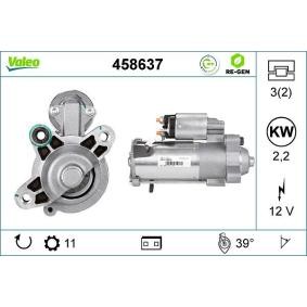 Köp Startmotor av VALEO 458637 till det låga priset 2086,46 kr