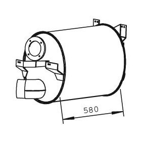 Mittelschalldämpfer 51334