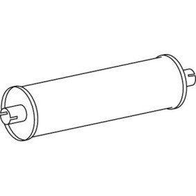 Mittelschalldämpfer von DINEX 49326