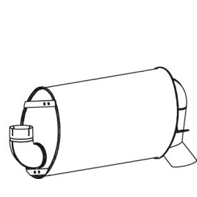 Endschalldämpfer 51342