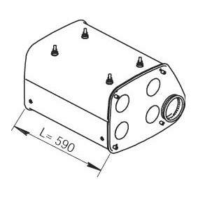 Mittelschalldämpfer von DINEX 49366