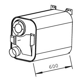 Mittelschalldämpfer 51331