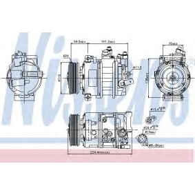 Acquista Compressore aria condizionata da NISSENS 89020 a buon mercato per soli 221,15 €