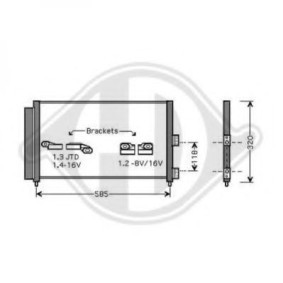 Acquista Condensatore climatizzatore da DIEDERICHS 8345400 a buon mercato per soli 143,58 €