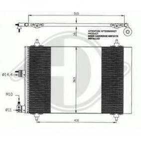 Klimakondensator 8407100 von DIEDERICHS günstig für 147,82 € online kaufen