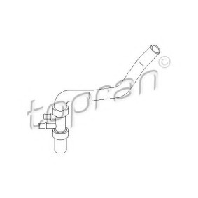 Compre Tubo flexível do radiador da TOPRAN 207 792 a um preço baixo por 16,53 €