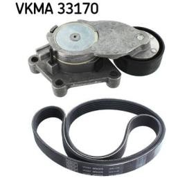 Achetez des Jeu de courroies trapézoïdales à nervures SKF VKMA 33170 à prix pour 53,52 €