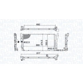 Klimakondensator 350203692000 von MAGNETI MARELLI günstig für 221,65 € online kaufen