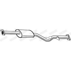 Acquista Marmitta centrale da WALKER 22397 a buon mercato per soli 59,19 €