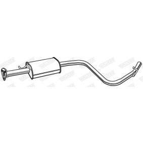 Achetez des Silencieux intermédiaire WALKER 21373 à prix pour 39,24 €