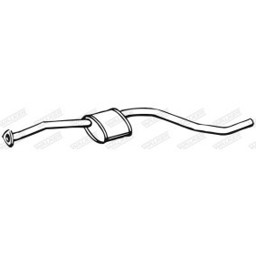 Mittelschalldämpfer von WALKER für Senator Mk2 (B) (V88) günstig online kaufen