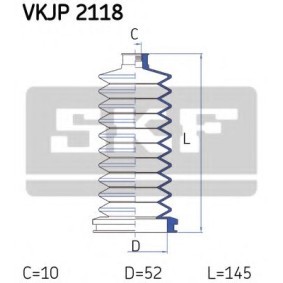 Achetez des Jeu de joint-soufflet, direction SKF VKJP 2118 à prix pour 12,01 €