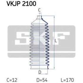 Achetez des Jeu de joint-soufflet, direction SKF VKJP 2100 à prix pour 15,87 €