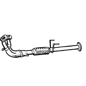 Abgasrohr TR-119 für TOYOTA