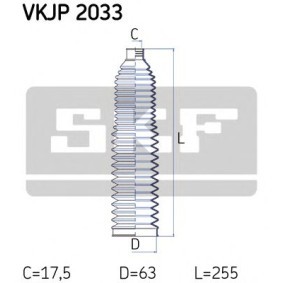 Achetez des Jeu de joint-soufflet, direction SKF VKJP 2033 à prix pour 33,37 €