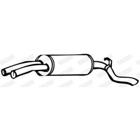 Endschalldämpfer von WALKER für Senator Mk2 (B) (V88) günstig online kaufen