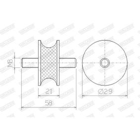 Achetez des Silent-bloc caoutchouc pot d'échappement WALKER 81354 à prix pour 5,20 €