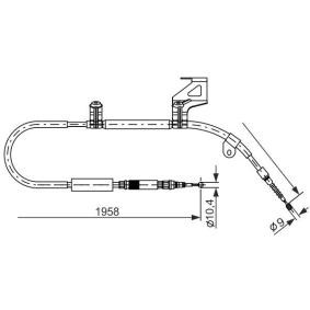 Acquista Cavo freno a mano da BOSCH 1 987 477 604 a buon mercato per soli 40,68 €