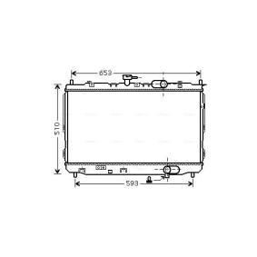 Achetez des Radiateur du moteur AVA COOLING SYSTEMS KAA2072 à prix pour 228,85 €