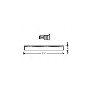 Achetez des Filtre déshydratant, climatisation AVA COOLING SYSTEMS DUD061 à prix pour 30,40 €