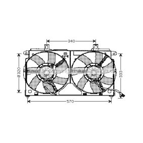 PEUGEOT Kühlerlüfter von AVA COOLING SYSTEMS