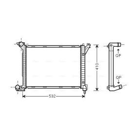 Kühler, Motorkühlung von AVA COOLING SYSTEMS BWA2263