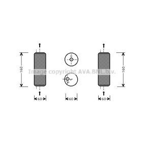 Achetez des Filtre déshydratant, climatisation AVA COOLING SYSTEMS VWD293 à prix pour 24,27 €