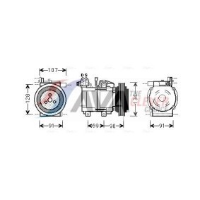 Acquista Scambiatore calore per riscaldamento abitacolo da AVA COOLING SYSTEMS HY6234 a buon mercato per soli 363,96 €