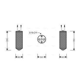 Achetez des Filtre déshydratant, climatisation AVA COOLING SYSTEMS ISD029 à prix pour 59,18 €
