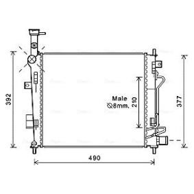 Achetez des Radiateur du moteur AVA COOLING SYSTEMS KA2190 à prix pour 173,63 €