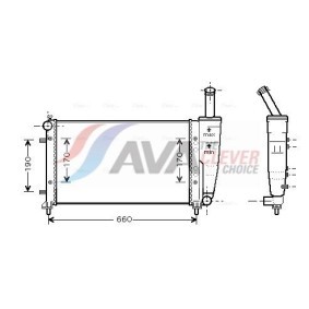 Verdampfer, Klimaanlage FDV457