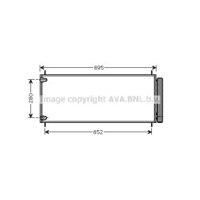 Achetez des Condenseur, climatisation AVA COOLING SYSTEMS TO5406 à prix pour 99,93 €