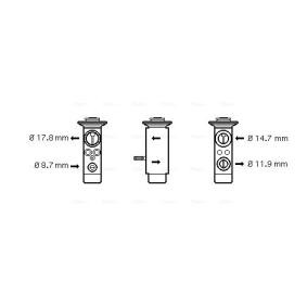 Köp Expansionsventil till AC av AVA COOLING SYSTEMS BW1349 till det låga priset 721,64 kr