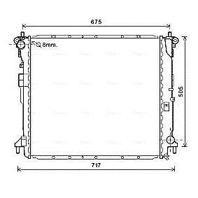 Kühler, Motorkühlung DW2103 für RODIUS für 1014,01 CHF