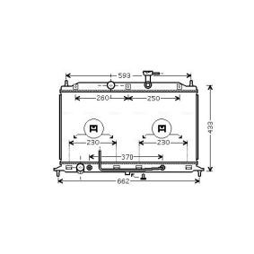 Achetez des Radiateur du moteur AVA COOLING SYSTEMS KAA2152 à prix pour 190,54 €