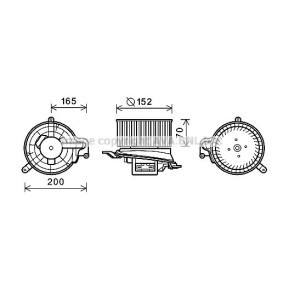 Köp Elektrisk motor, kupéfläkt av AVA COOLING SYSTEMS RT7519 till det låga priset 1691,75 kr