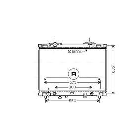Achetez des Radiateur du moteur AVA COOLING SYSTEMS KAA2057 à prix pour 302,47 €