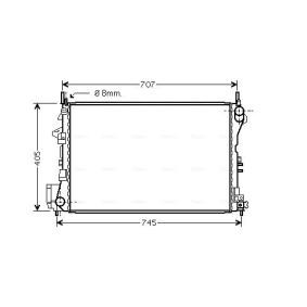Acquista Radiatore motore da AVA COOLING SYSTEMS OL2339 a buon mercato per soli 133,84 €