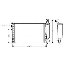 Achetez des Radiateur du moteur AVA COOLING SYSTEMS CNA2119 à prix pour 71,86 €